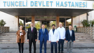 Vali Şefik Aygöl, Tunceli Devlet Hastanesi’ndeki yeni hizmet birimini inceledi;