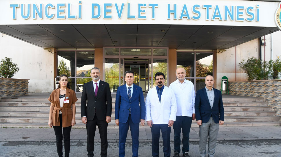 Vali Şefik Aygöl, Tunceli Devlet Hastanesi’ndeki yeni hizmet birimini inceledi;