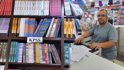 Erzincan’da YKS, KPSS ve üniversite hazırlık kitaplarına talep artarken, öğrenciler