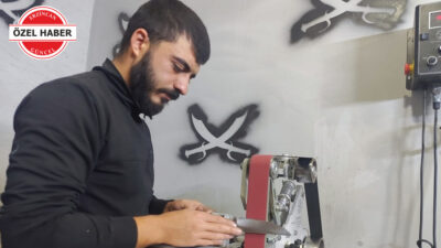 Erzincan’da üç kuşaktır sürdürülen bıçakçılık geleneği, Muhammed Aydın Keneş’in ellerinde