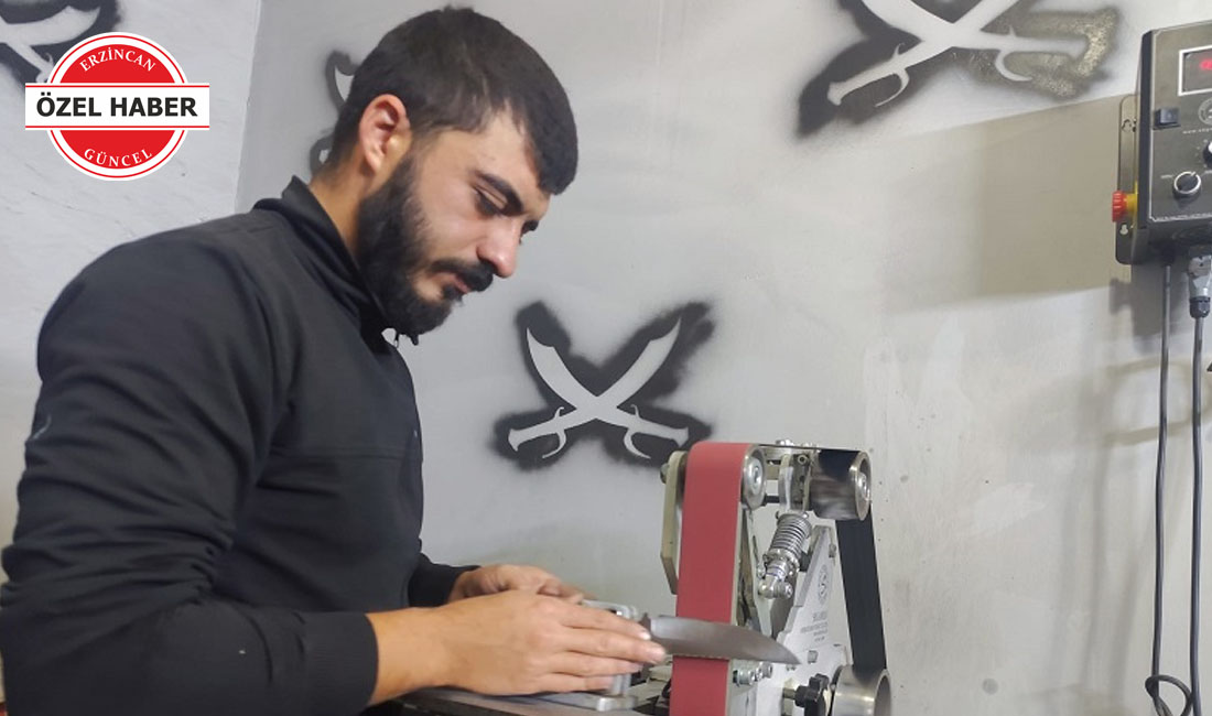 Erzincan’da üç kuşaktır sürdürülen bıçakçılık geleneği, Muhammed Aydın Keneş’in ellerinde