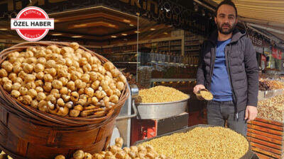 Erzincan Tava Leblebisi, kırmızı nohut ve bakır tavada el emeğiyle