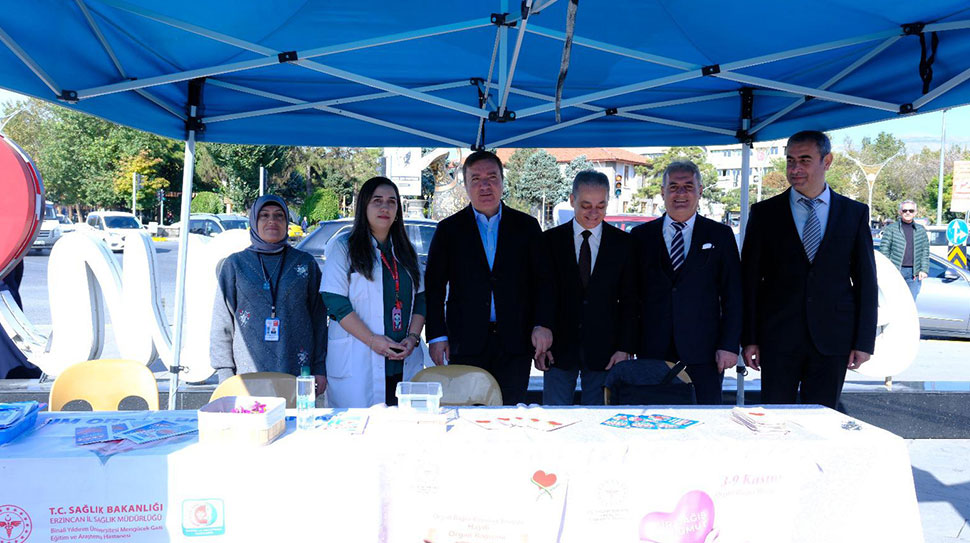 3-9 Kasım Organ Bağışı Haftası kapsamında, Erzincan İl Sağlık Müdürlüğü