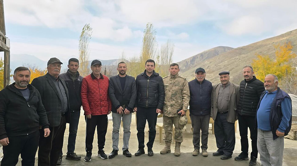 Haber: Muhammed Enes SEVİLİR İliç Kaymakamı Ömer Sirkeci, köy ziyaretleri