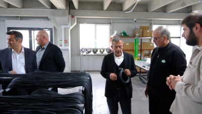 Erzincan Ticaret ve Sanayi Odası (ETSO) yönetimi, Organize Sanayi Bölgesi’nde