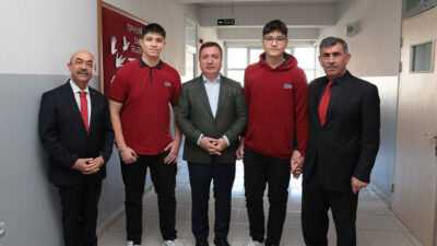 Erzincan Valisi Hamza Aydoğdu, İl Milli Eğitim Müdürü Hacı Ömer