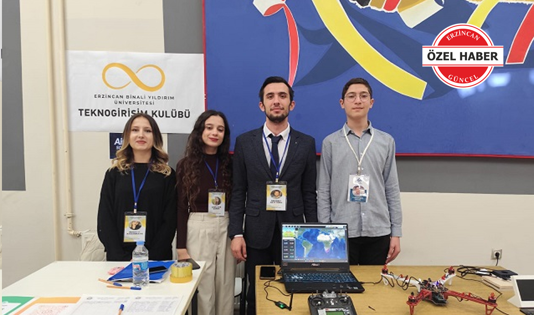 Erzincan Binali Yıldırım Üniversitesi öğrencileri, deprem sonrası enkaz tespiti ve