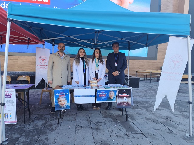 17–23 Kasım Ağız ve Diş Sağlığını Koruma Haftası kapsamında Erzincan