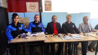 Toplum Destekli Polislik Şube Müdürlüğü ekipleri, İnönü Mahallesi’nde düzenlenen huzur