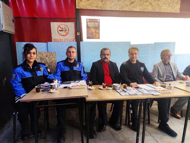 Toplum Destekli Polislik Şube Müdürlüğü ekipleri, İnönü Mahallesi’nde düzenlenen huzur