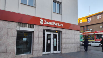 Erzincan’da uzun yıllardır hizmet veren Ziraat Bankası Ordu Caddesi Şubesi,