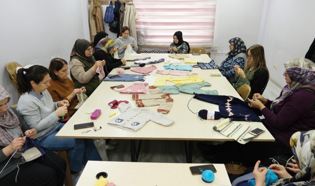 Haber: Muhammed Enes Sevilir Erzincan Belediyesi tarafından kadınların el sanatları