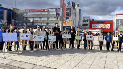 Erzincan Fidem Koleji 4. sınıf öğrencileri, İngilizce dersinde öğrendikleri hayvanlar