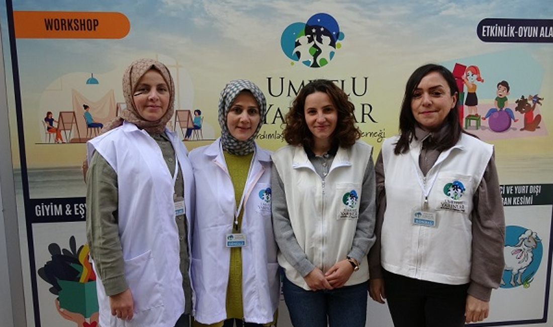 Erzincan’da Mayıs 2024’te kurulan Umutlu Yarınlar Derneği, gönüllüleri ve hayırsever