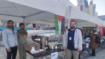 Erzincan’daki sivil toplum kuruluşları ve üniversite öğrenci kulüpleri, Gazze’de yaşanan