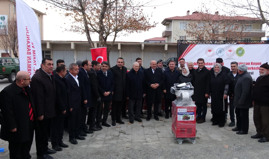 Erzincan’da tarım ve hayvancılığın geliştirilmesi amacıyla yüzde 75 hibeli dut