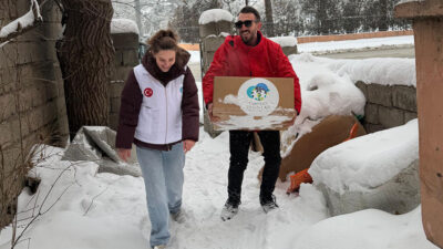 Haber: Muhammed Enes Sevilir Erzincan’da kışın zorlu şartlarında ihtiyaç sahibi
