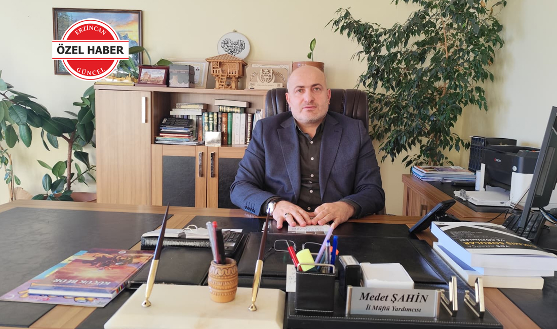 Erzincan İl Müftü Yardımcısı Medet Şahin, cenazenin camide bulunmasının cemaatle