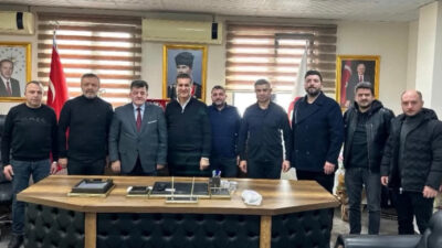 CHP Erzincan Milletvekili Mustafa Sarıgül, Erzincanspor Kulüp Başkanı Alaattin Yavuz