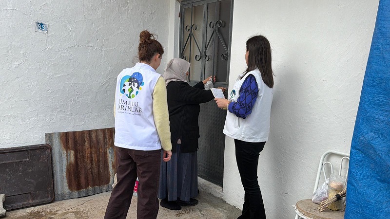 Ramazan ayında Umutlu Yarınlar Derneği tarafından Erzincan’ın Tercan ve Çayırlı