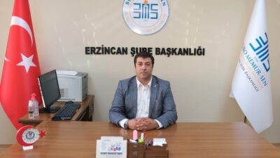 Vergi Haftası dolayısıyla açıklama yapan Büro Memur-Sen Erzincan Şube Başkanı