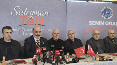 Erzincan Ticaret ve Sanayi Odası seçimleri öncesinde iş insanı Süleyman