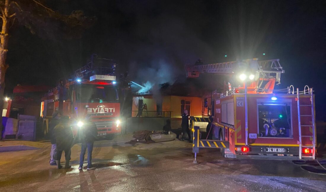 Haber: Muhammed Enes Sevilir&nbsp; Erzincan’da bir evde çıkan yangın, itfaiye