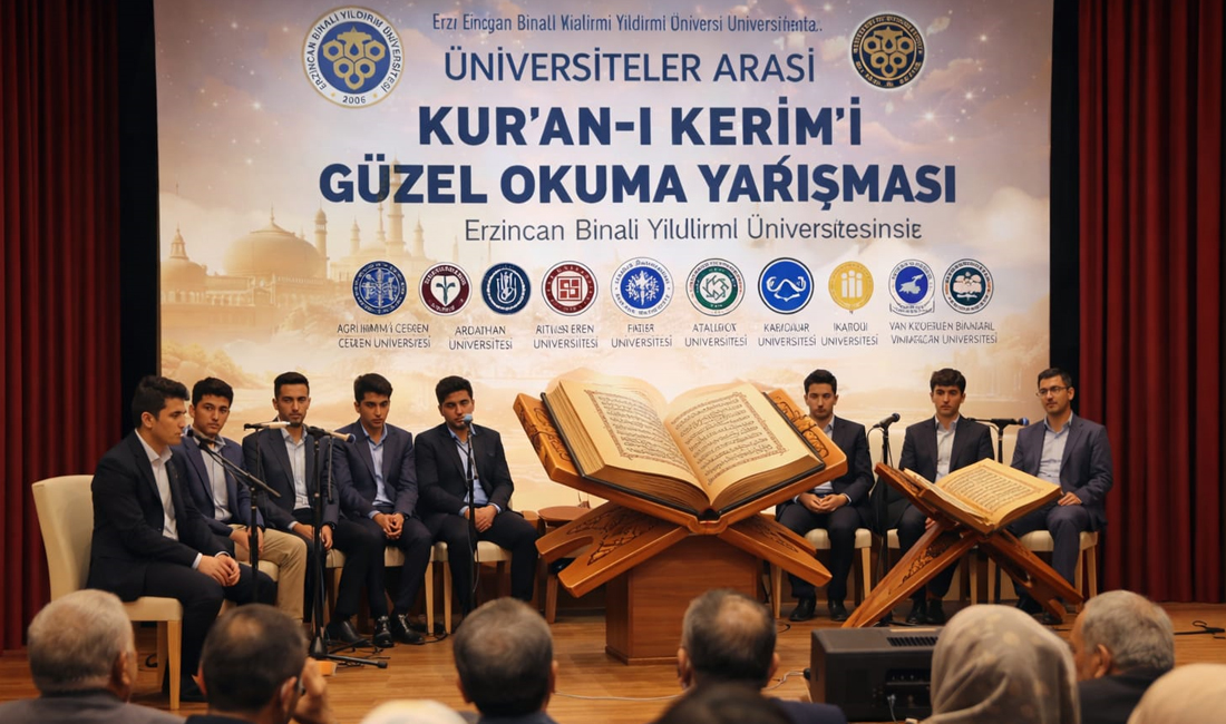 &nbsp;Erzincan Binali Yıldırım Üniversitesi’nde düzenlenecek Üniversiteler Arası Kur’an-ı Kerim’i Güzel