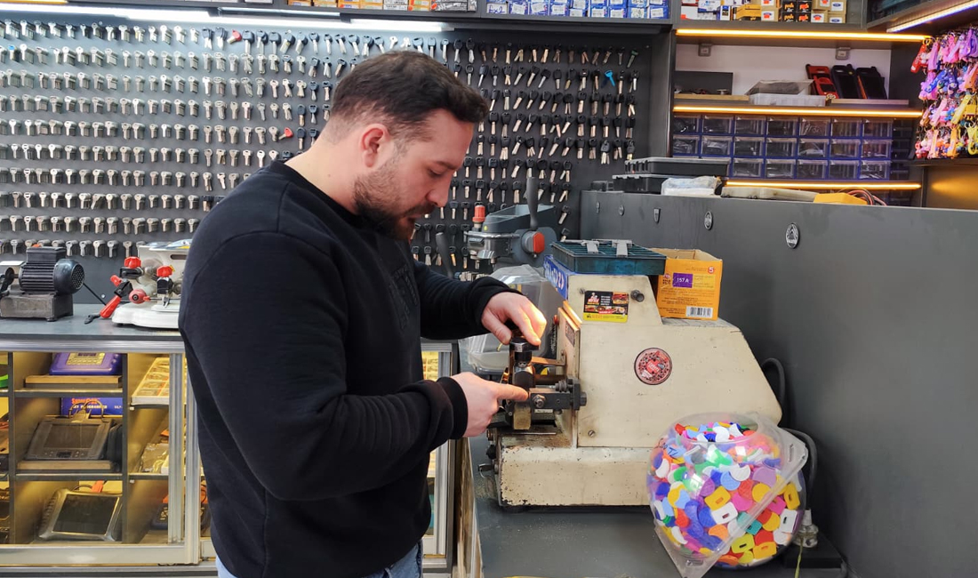 Erzincan’da uzun yıllardır sürdürülen anahtarcılık mesleği teknolojiyle birlikte farklı bir