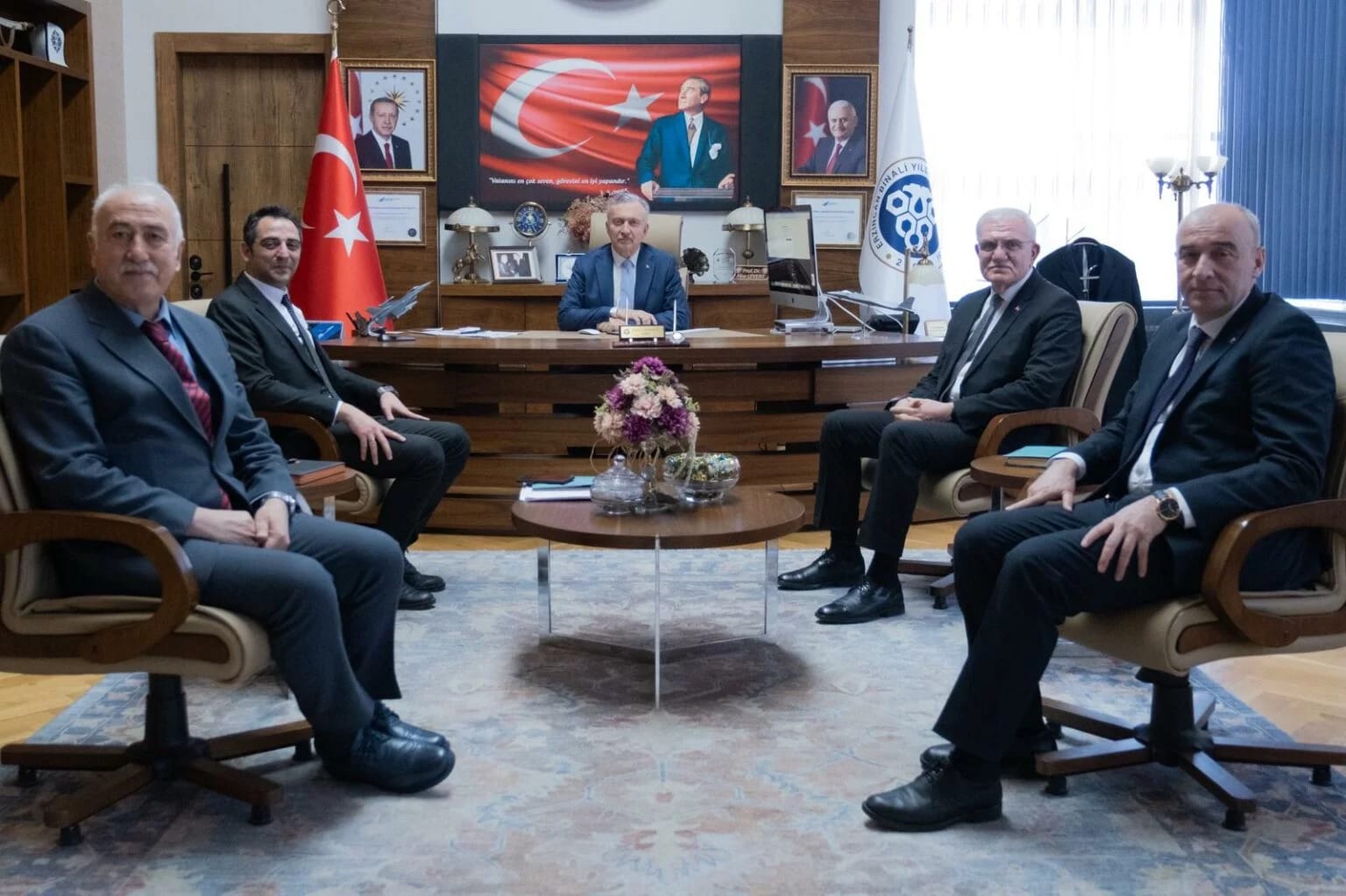 Erzincan Binali Yıldırım Üniversitesi Rektörü Prof. Dr. Akın Levent, KOSGEB