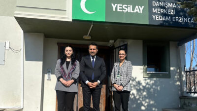 Erzincan İŞKUR İl Müdürü Ahmet Oran, Yeşilay Haftası kapsamında Yeşilay