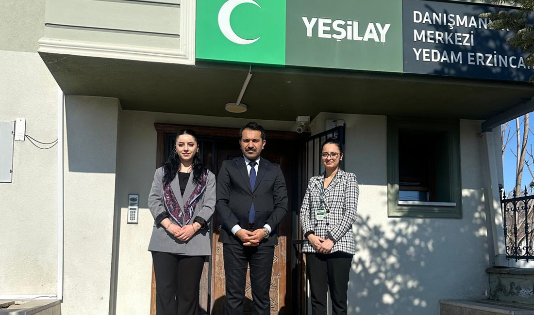 Erzincan İŞKUR İl Müdürü Ahmet Oran, Yeşilay Haftası kapsamında Yeşilay