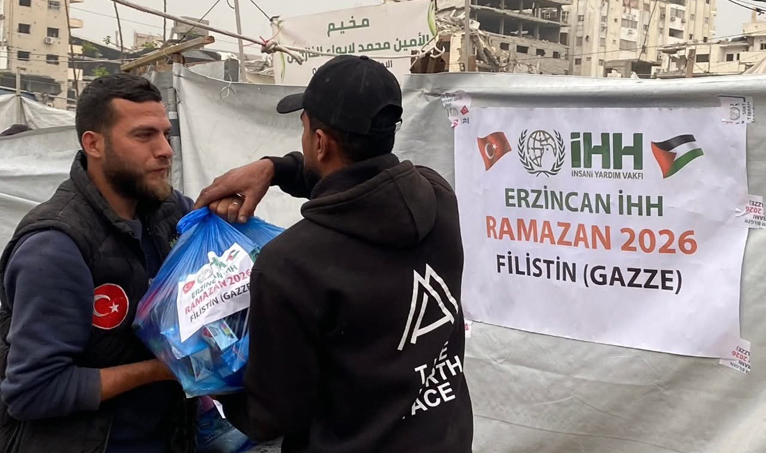 Erzincan İHH İnsani Yardım Derneği, Ramazan Bayramı öncesinde Gazze’de zor