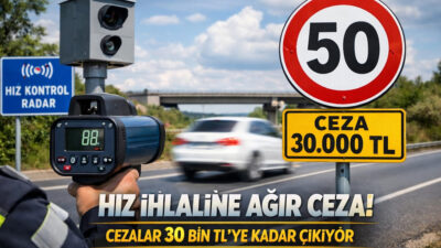 Trafik güvenliğini artırmak amacıyla hız ihlallerine yönelik para cezaları yeniden