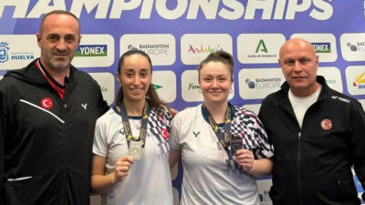 Haber: Muhammed Enes Sevilir Erzincanlı milli badmintoncular Nazlıcan İnci ve