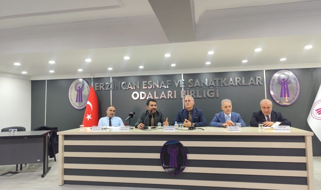 Erzincan’da kuaför ve güzellik salonlarına yönelik düzenlenen toplantıda, denetimlerin artırılacağı