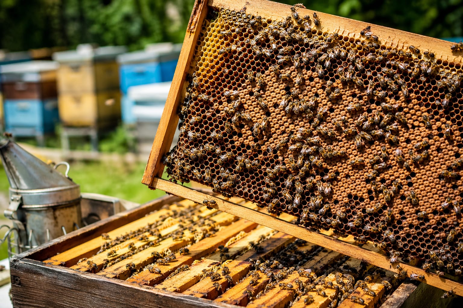 Erzincan Arı Yetiştiricileri Birliği Başkanı Rahmi Özendi, ilkbahar döneminde arı