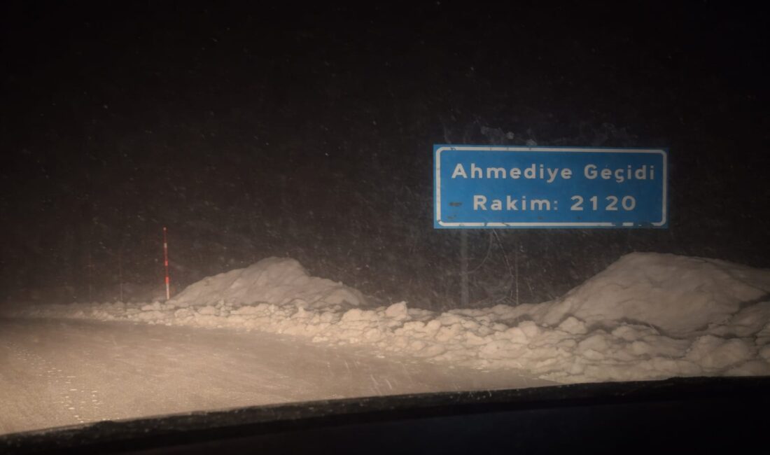 Yüksek rakımı nedeniyle her yıl sert kış şartlarının yaşandığı Ahmediye