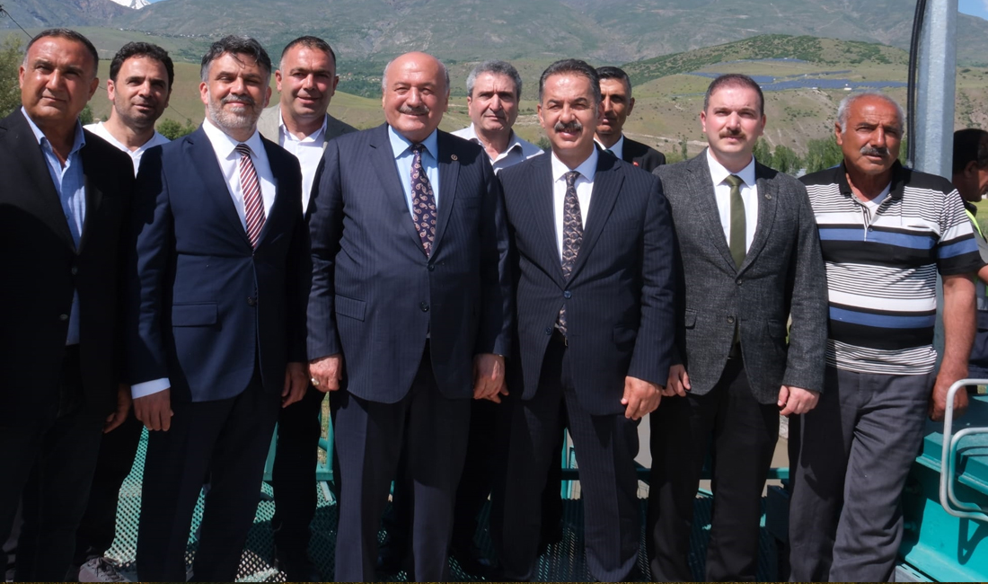 Erzincan’da tarımsal üretimin geleceğini şekillendirecek tarihi sulama yatırımı sahada incelendi.