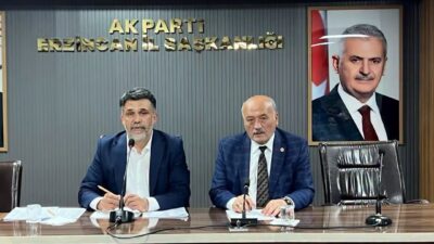 Haber: Muhammed Enes Sevilir AK Parti Erzincan teşkilatı, haftalık olağan