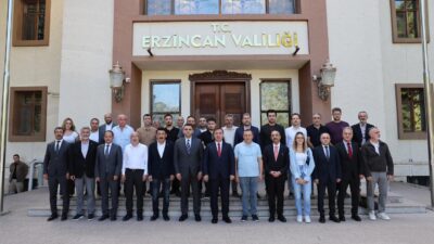 Erzincan Valisi Hamza Aydoğdu başkanlığında düzenlenen toplantıda turizm ve konaklama