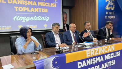 AK Parti Erzincan teşkilatı, Ağustos ayı istişare toplantısını gerçekleştirdi. Ak